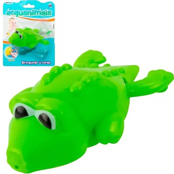 BRINQUEDO BANHO JACARE